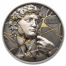2025 Republic of Cameroon 2 oz Silver Kintsugi Art: David
